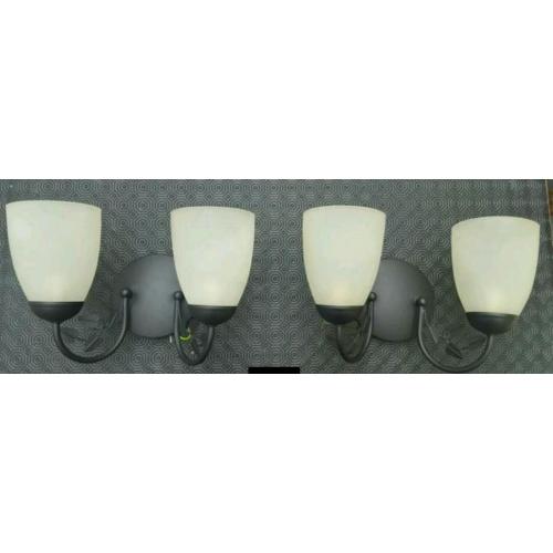 Pair of wall lamps
