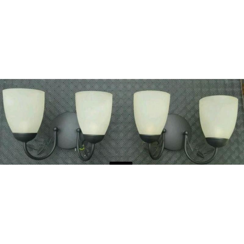 Pair of wall lamps