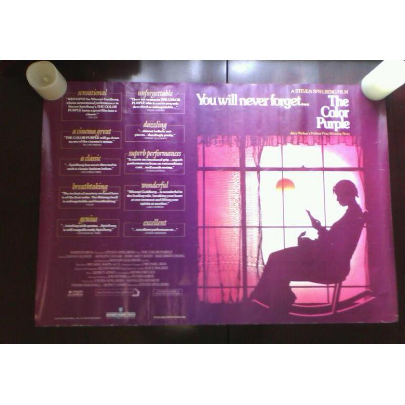 The Colour purple movie poster