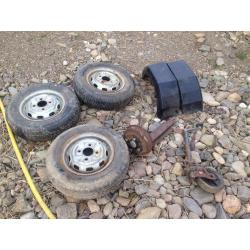Project car trailer unbraked