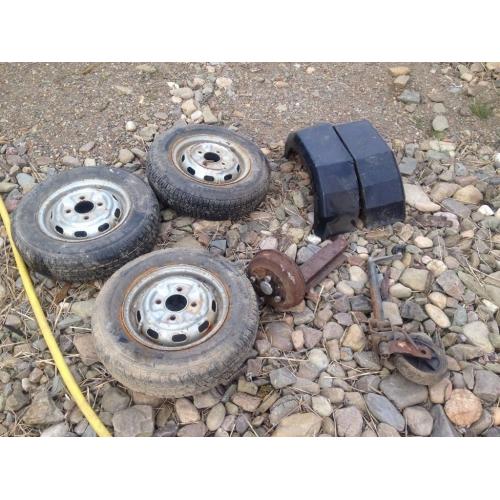 Project car trailer unbraked