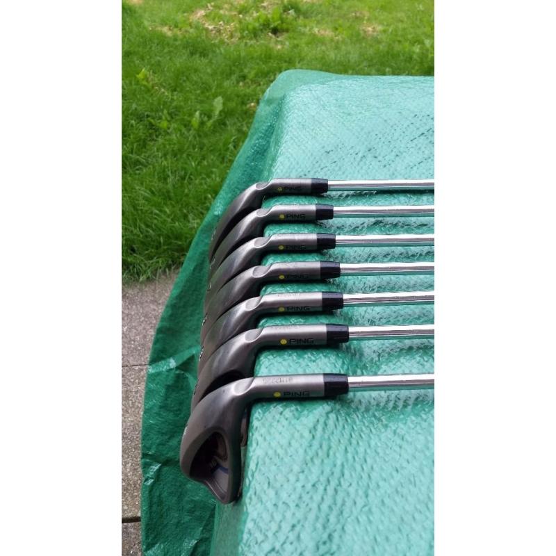 ping gmax golf clubs , k1 cfs distance mens regular shaft righthanded.