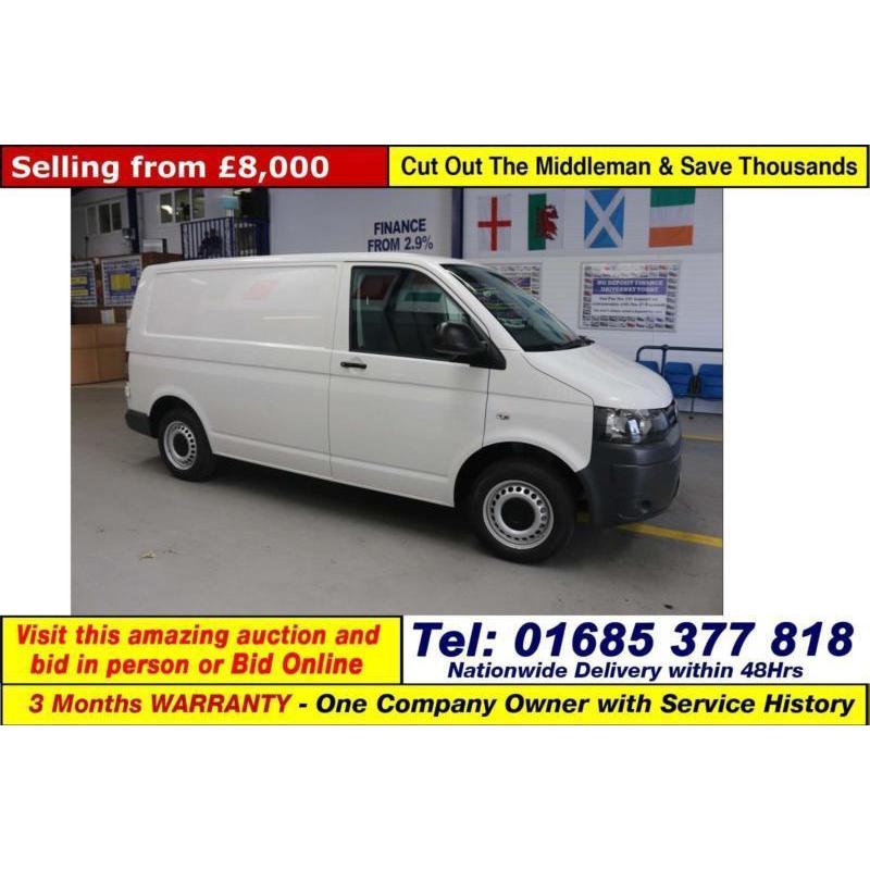 2012 - 12 - VOLKSWAGEN TRANSPORTER T28 2.0TDI 84PS SWB VAN (GUIDE PRICE)