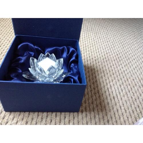 New boxed candle holder and free candles