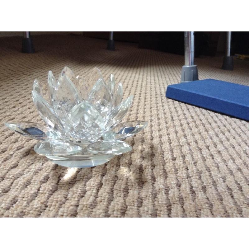 New boxed candle holder and free candles