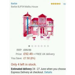 BARBIE MALIBU DREAM HOUSE