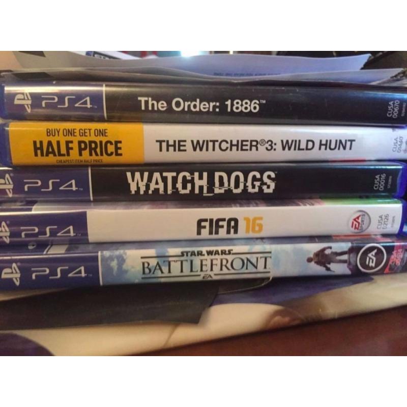 Playstation 4 ( PS4 ) with Games
