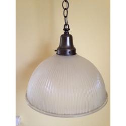 French style glass ceiling light