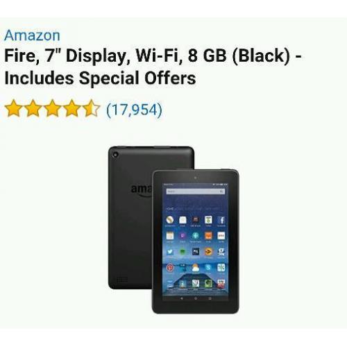 Amazon fire 7 tablet