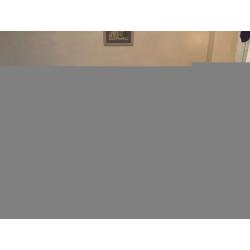 Two white and brown sofas in great condition one year old