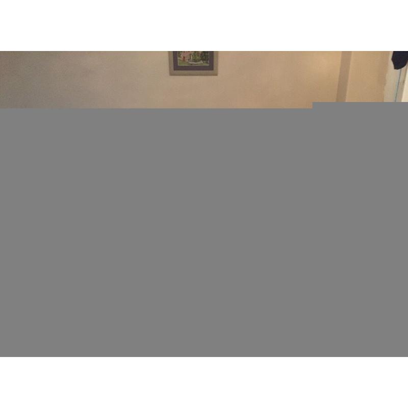Two white and brown sofas in great condition one year old