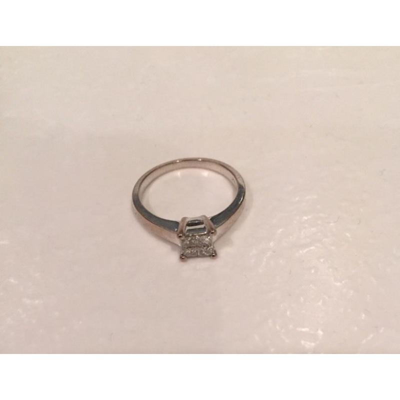Diamond ring.