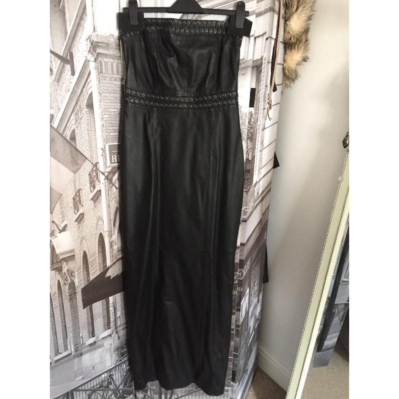 Mylene Class leather dress