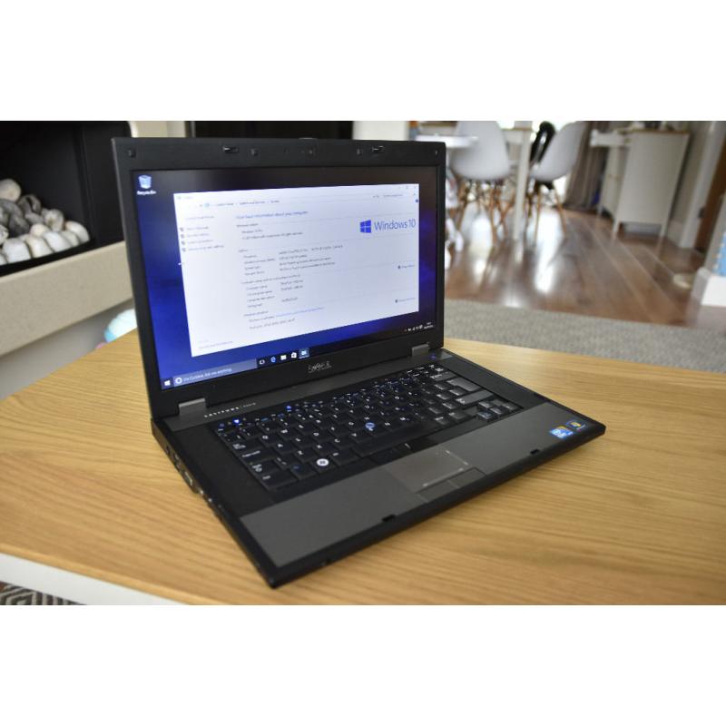 Dell Latitude E5510 15.6" LED Notebook - SSD - Windows 10 - genuine Office 2010 - Warranty