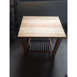IKEA pine bedside tables