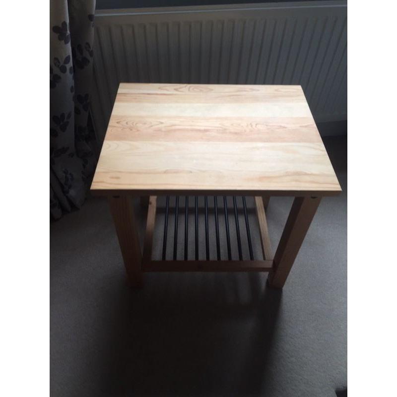 IKEA pine bedside tables