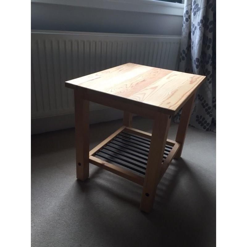 IKEA pine bedside tables