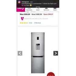 Samsung fridge freezer good as new