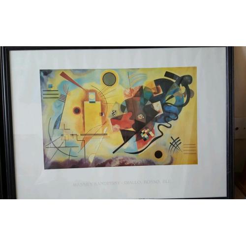 Pair of framed prints.