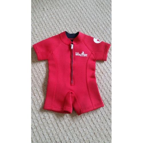 Two Bare Feet Baby Wet Suit (New) 0-6 mths
