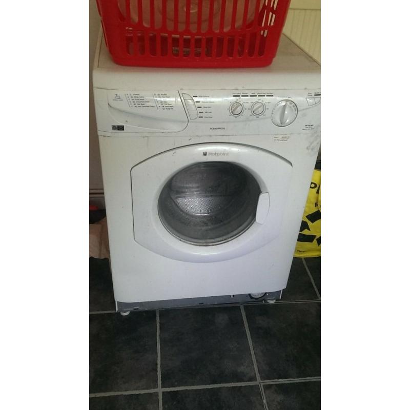 broken washing machine.