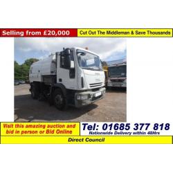 2008 - 08 - IVECO 150E22 15TON VT650 JOHNSON SWEEPER (GUIDE PRICE)