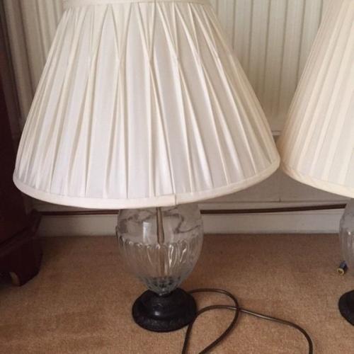 Matching lamp bases / made by LAURA ASHLEY