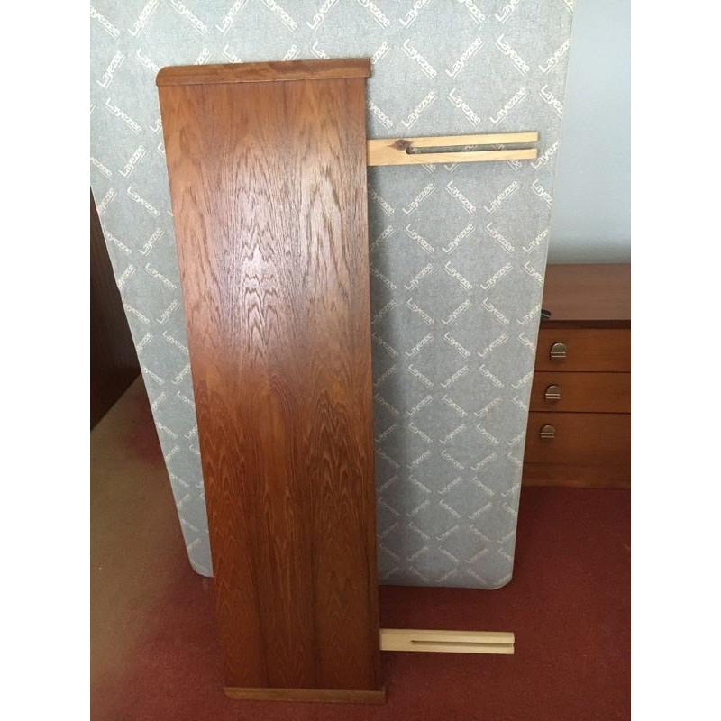 Wooden double headboard