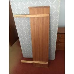Wooden double headboard
