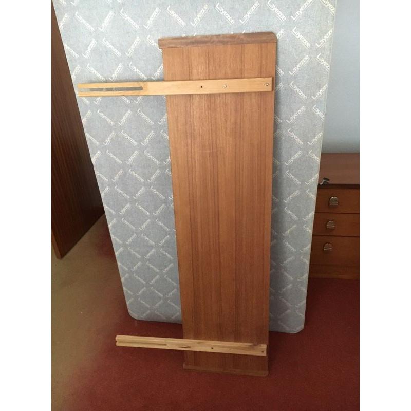 Wooden double headboard