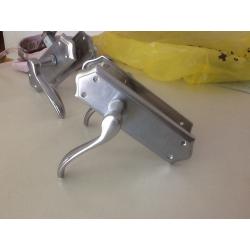 Brushed Satin door handles