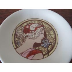 Vintage Poole Pottery Trinket Dish Fleuire Ring Tray
