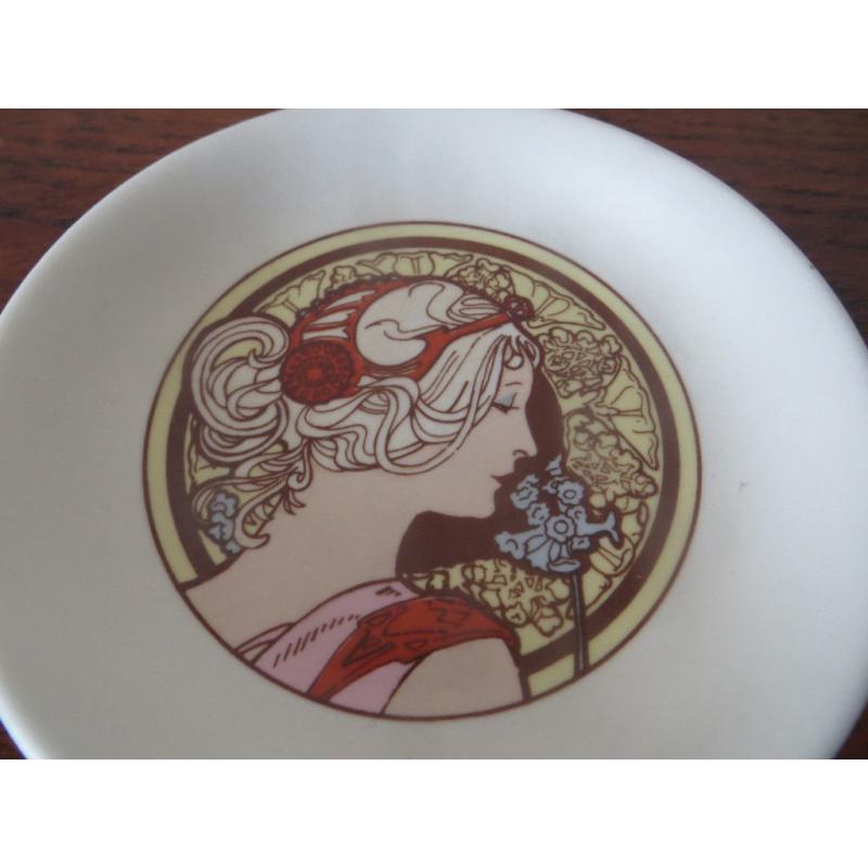 Vintage Poole Pottery Trinket Dish Fleuire Ring Tray