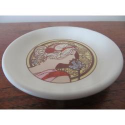 Vintage Poole Pottery Trinket Dish Fleuire Ring Tray