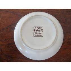 Vintage Poole Pottery Trinket Dish Fleuire Ring Tray