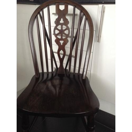 4 x wooden chairs