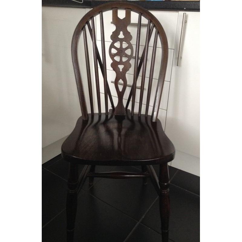 4 x wooden chairs