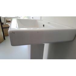 Brand new contemporary pedestal sink