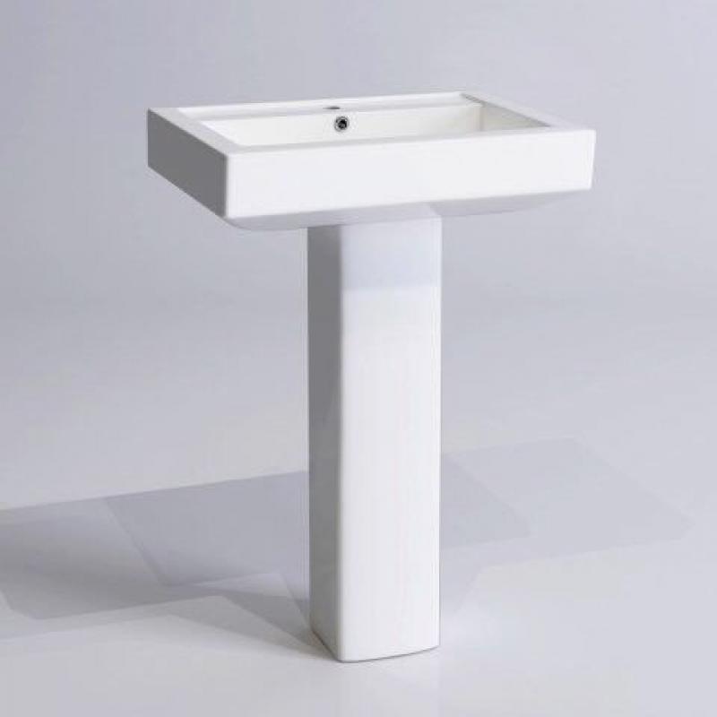 Brand new contemporary pedestal sink