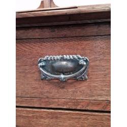 Antique Arts and Crafts Oak Dressing Table Drawers