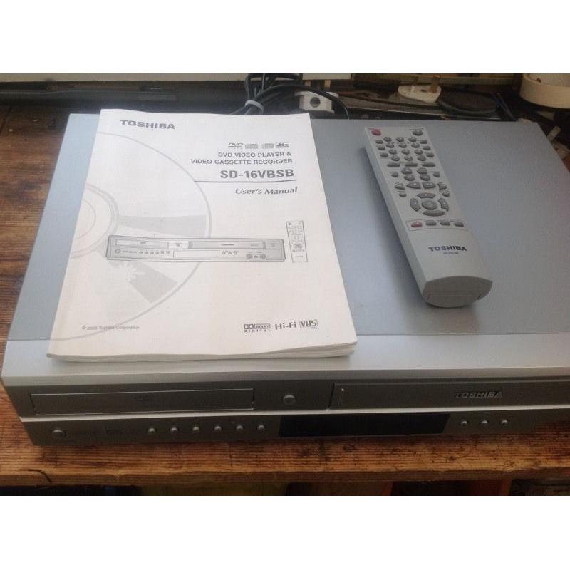 Toshiba DVD video and VCR player
