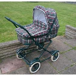 Vintage style pram and pushchair