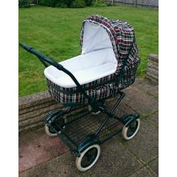 Vintage style pram and pushchair