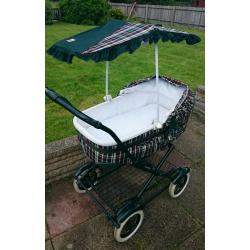 Vintage style pram and pushchair