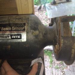 Test rite 6" double ended bench grinder