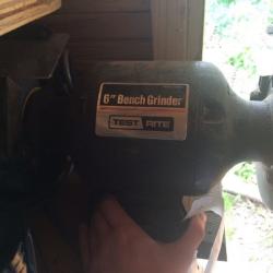 Test rite 6" double ended bench grinder