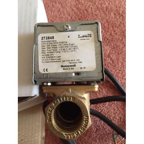 Honeywell V4043 2 port zone valve