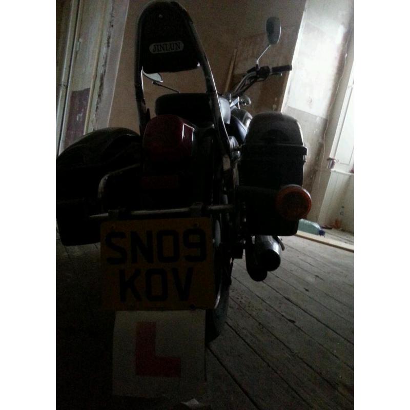 Jin lun 125cc motorbike, beautiful big bike