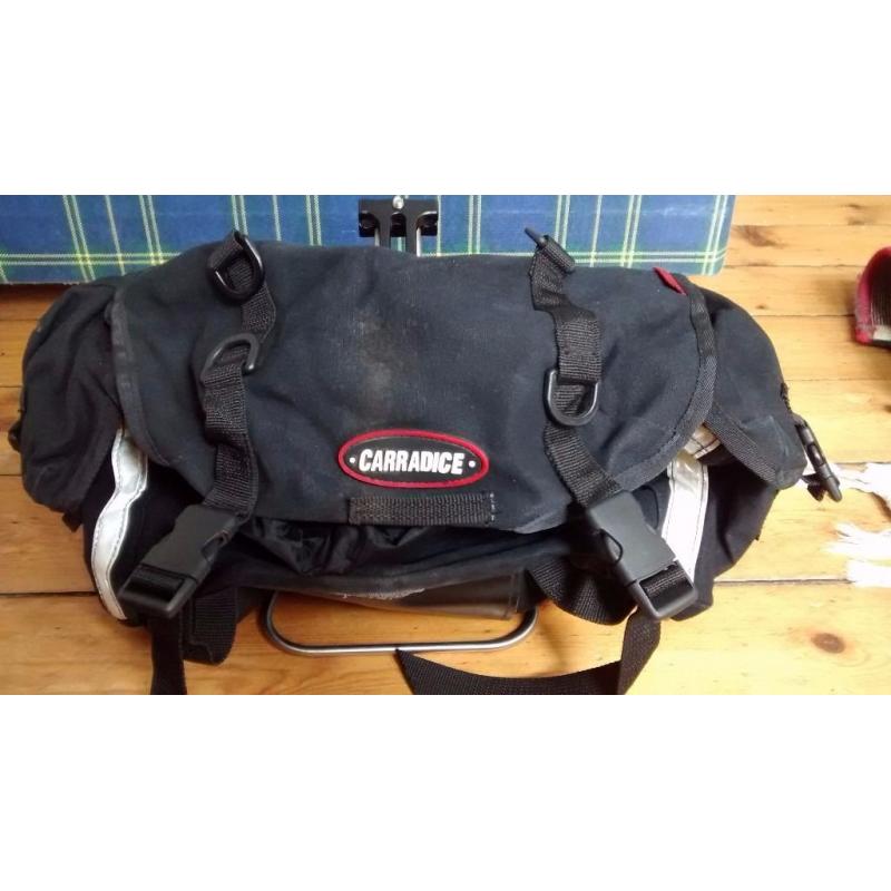 Carradice Super-C saddlebag with Quick-Release Bagman support