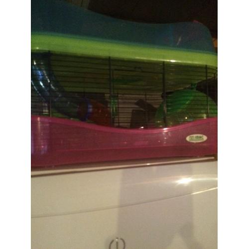 Hamster cage and accessories